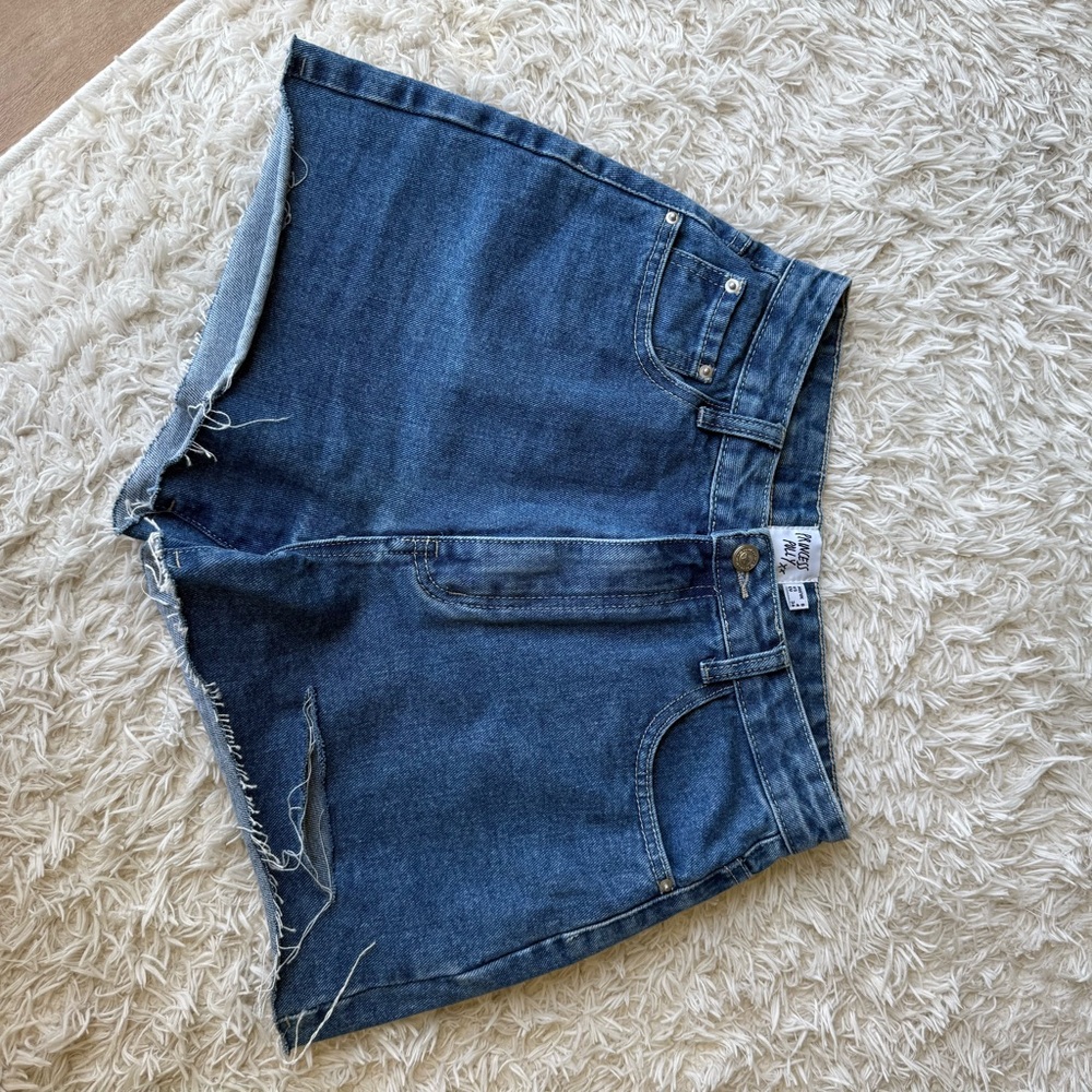 Princess Polly Blue Jean Shorts Classic Denim